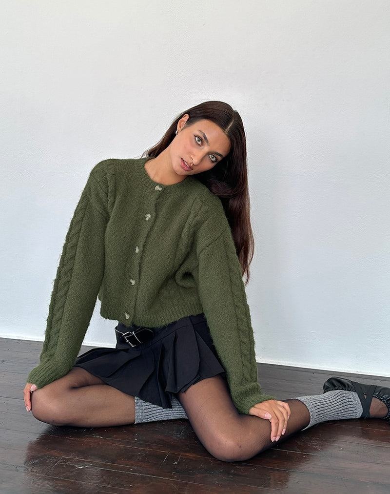 Motel Rocks Claire Knit Naisten Neuletakki Vihreä | FKF6381BX