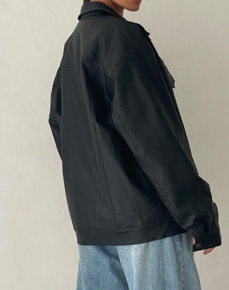 Motel Rocks Colleen Oversized Moto Naisten Biker Takki Mustat | ASK9328HZ