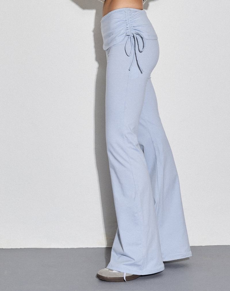 Motel Rocks Jacie Flare With Overskirt Naisten Suorat Housut Sininen | KTW8758CR