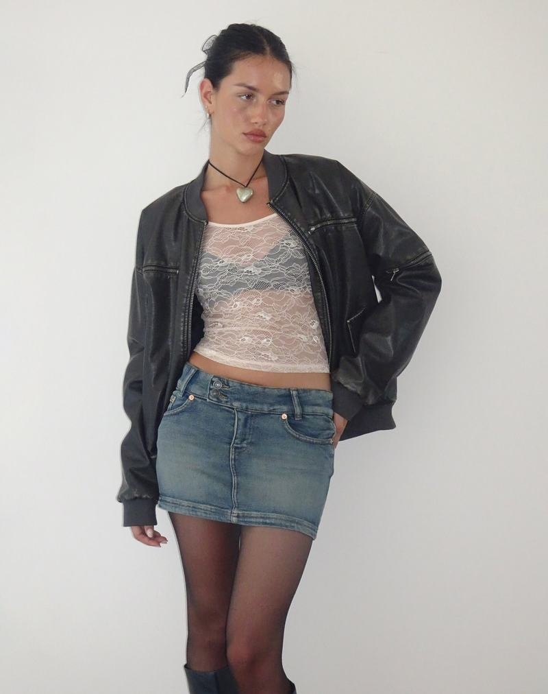 Motel Rocks Low Rise Mini Naisten Denim Skirt Sininen | AZK4621XO