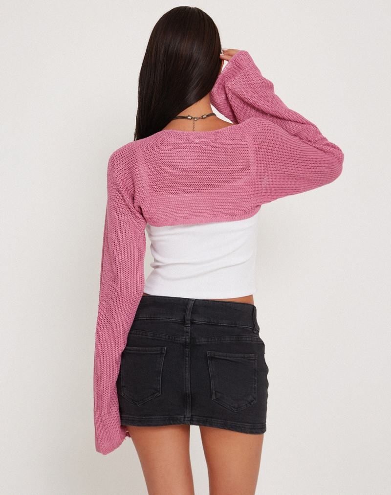 Motel Rocks Nobila Shrug Naisten Puserot Pinkki | KXL5992LR